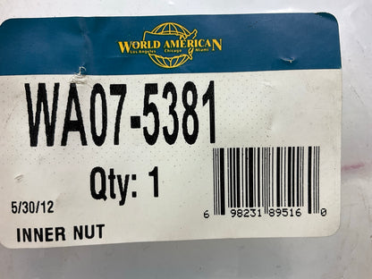 World American WA07-5381 Axle Spindle Nut, 3-1/4''-12 Thread, 4-1/8'' Hex