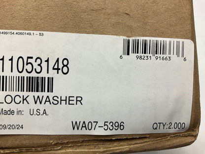(2) World American WA07-5396 Spindle Nut Axle Lock Washer 2-5/8'' ID, 3-3/4'' O.D