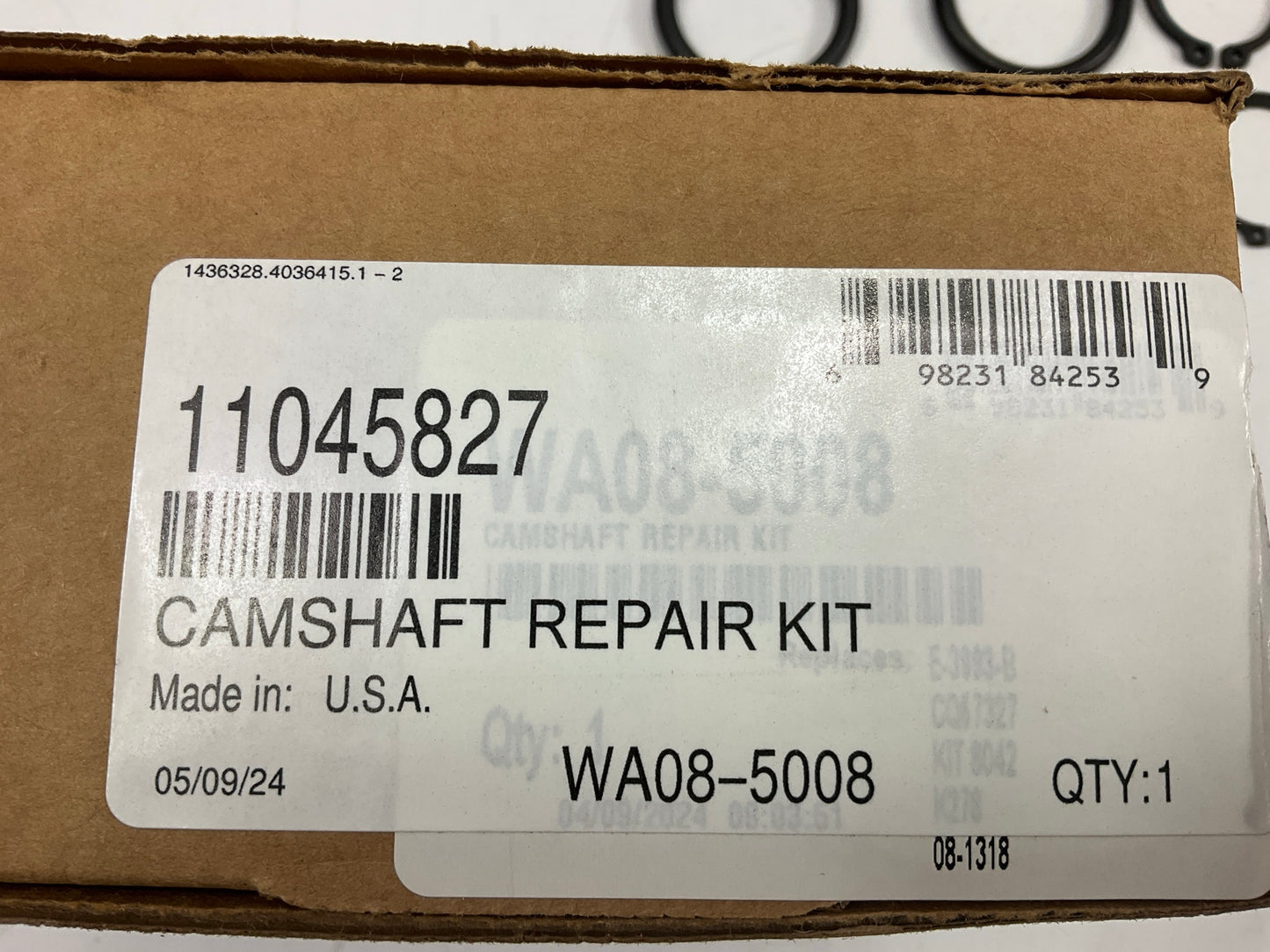 WORLD AMERICAN WA08-5008 Air Brake Camshaft Repair Kit  16-1/2'' Diameter Q Brake