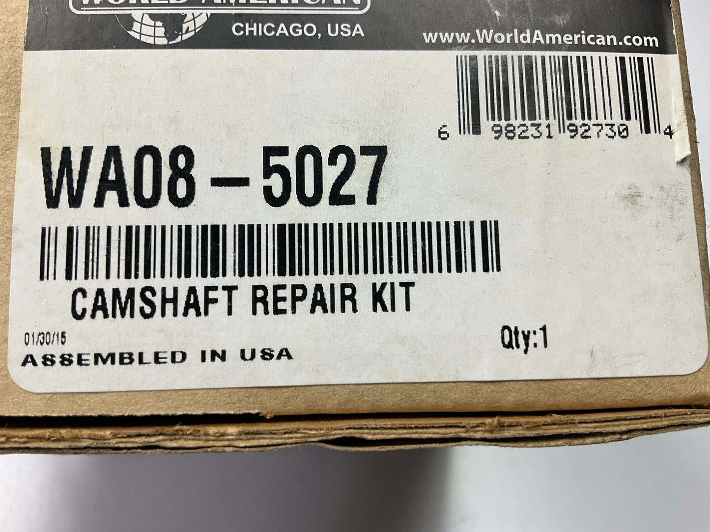 World American WA08-5027 Camshaft Repair Kit Replaces E-2087, 08-132103, K346