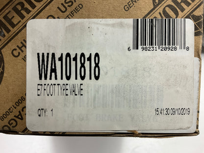 World American WA101818 Air Brake Foot Valve E7 Type