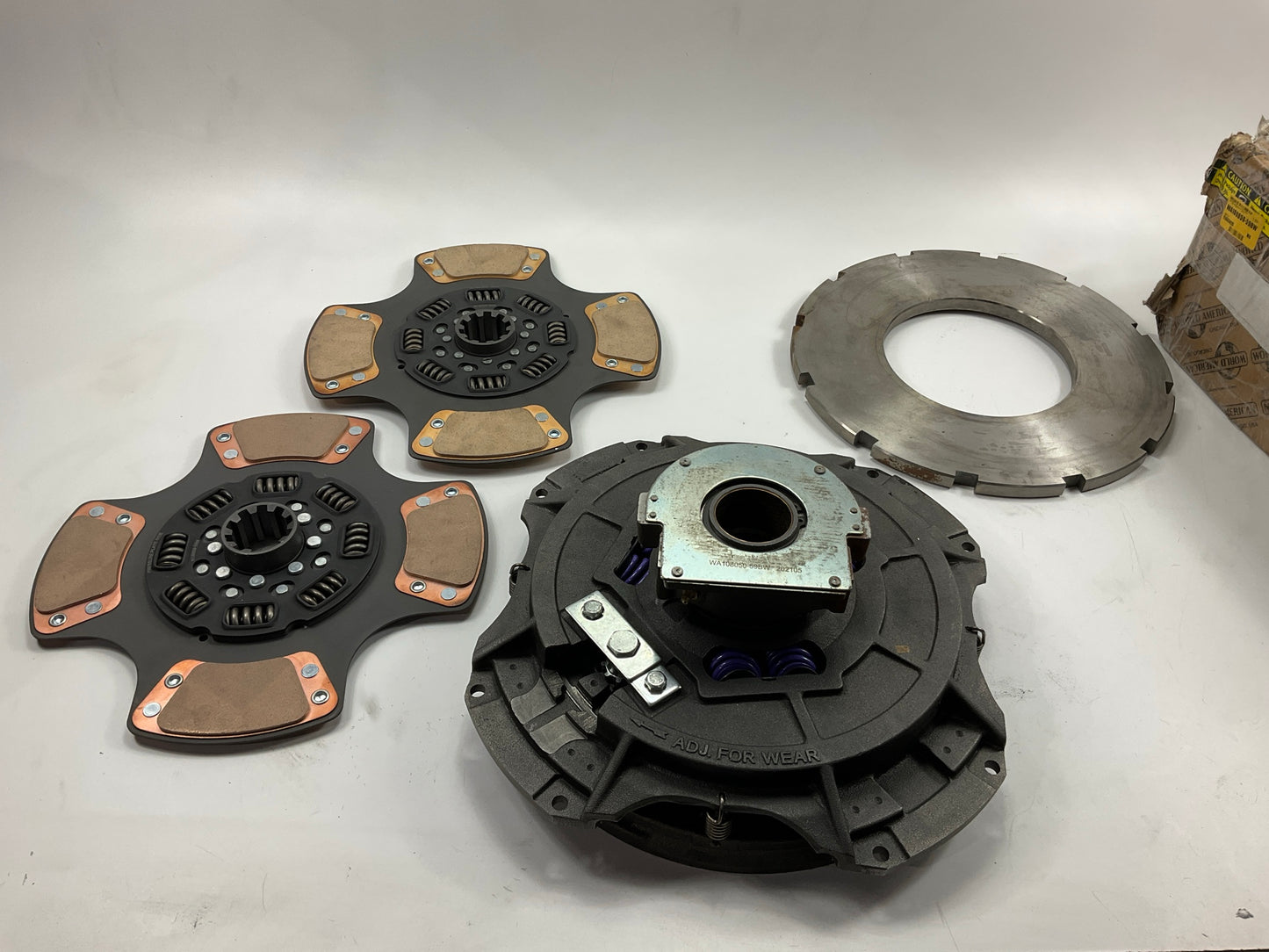 SOME RUST World American WA108050-59BW EZ TOUCH 14'' X 2'' Ceramic Clutch Kit