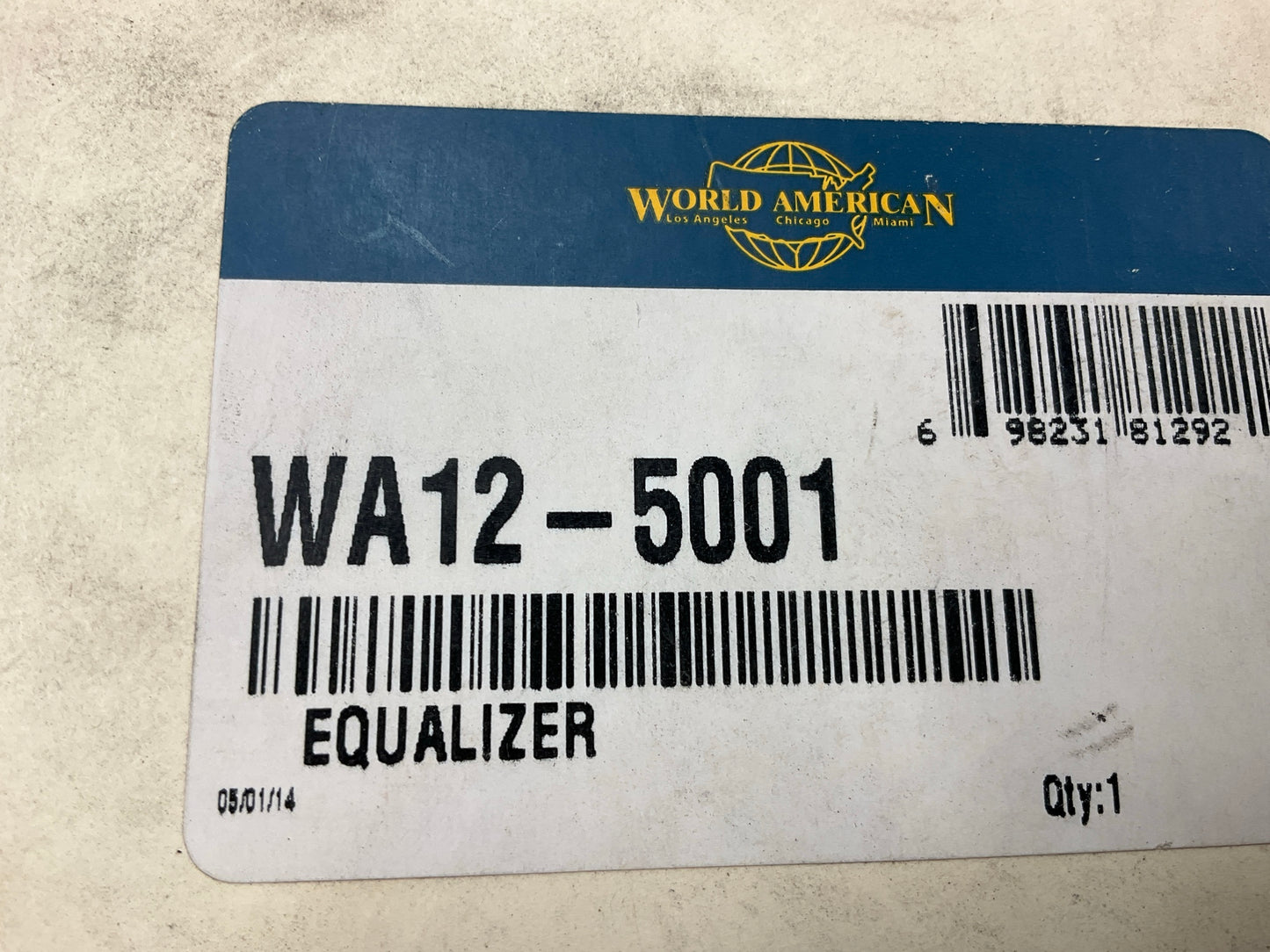 World American WA12-5001 Suspension Equalizer, 16.023'' Long, 1.260'' Bushing ID