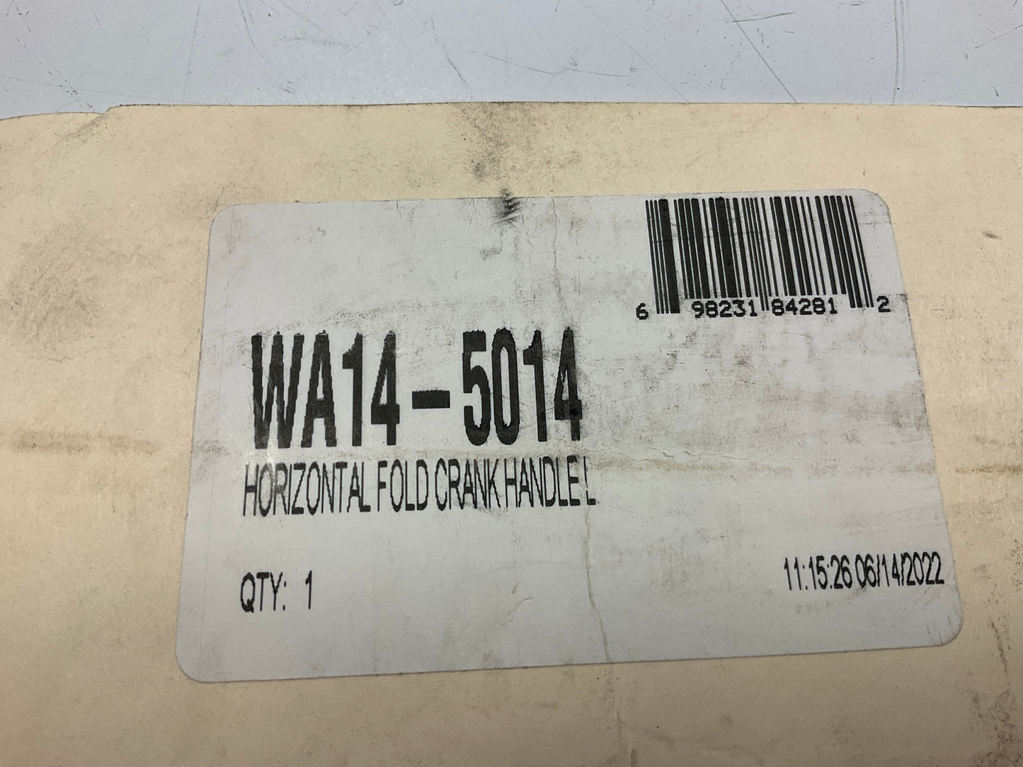 World American WA14-5014 Horizontal Folding Trailer Jack Crank, 21'' Long