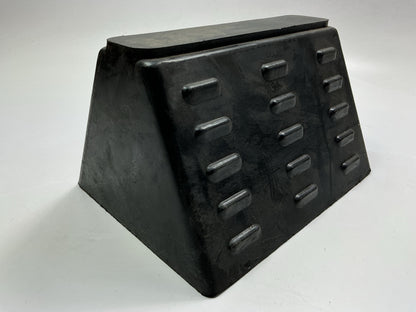 (2) World American WA14-5025 Wheel Chock Block, 8'' X 10'' X 6'' W/ Eyebolt