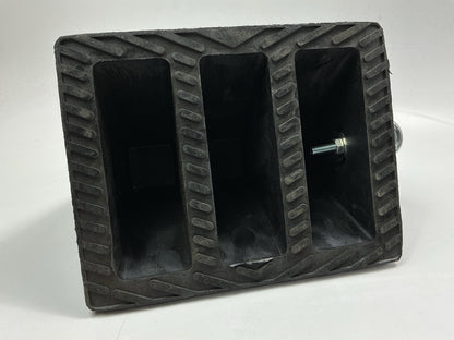 (2) World American WA14-5025 Wheel Chock Block, 8'' X 10'' X 6'' W/ Eyebolt