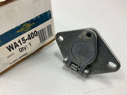 World American WA15-400 4-Way Trailer Connector Socket Replaces Phillips 15-400