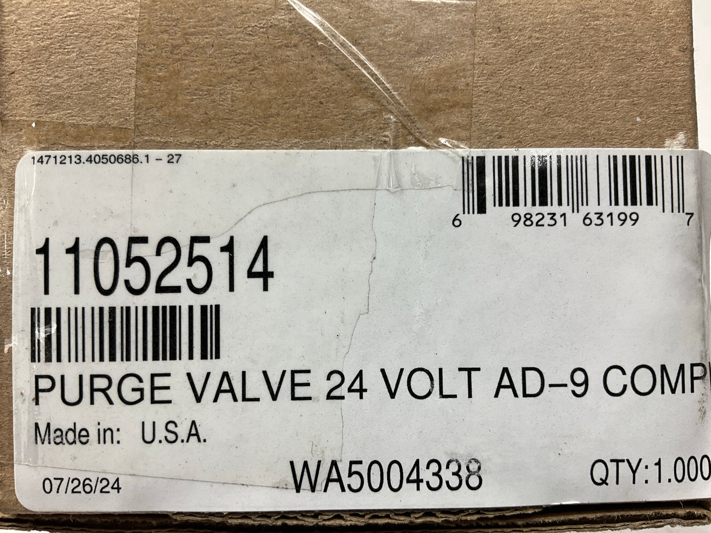 World American WA5004338 Purge Valve & Heater / Thermostat Repair Kit - AD-9 24V