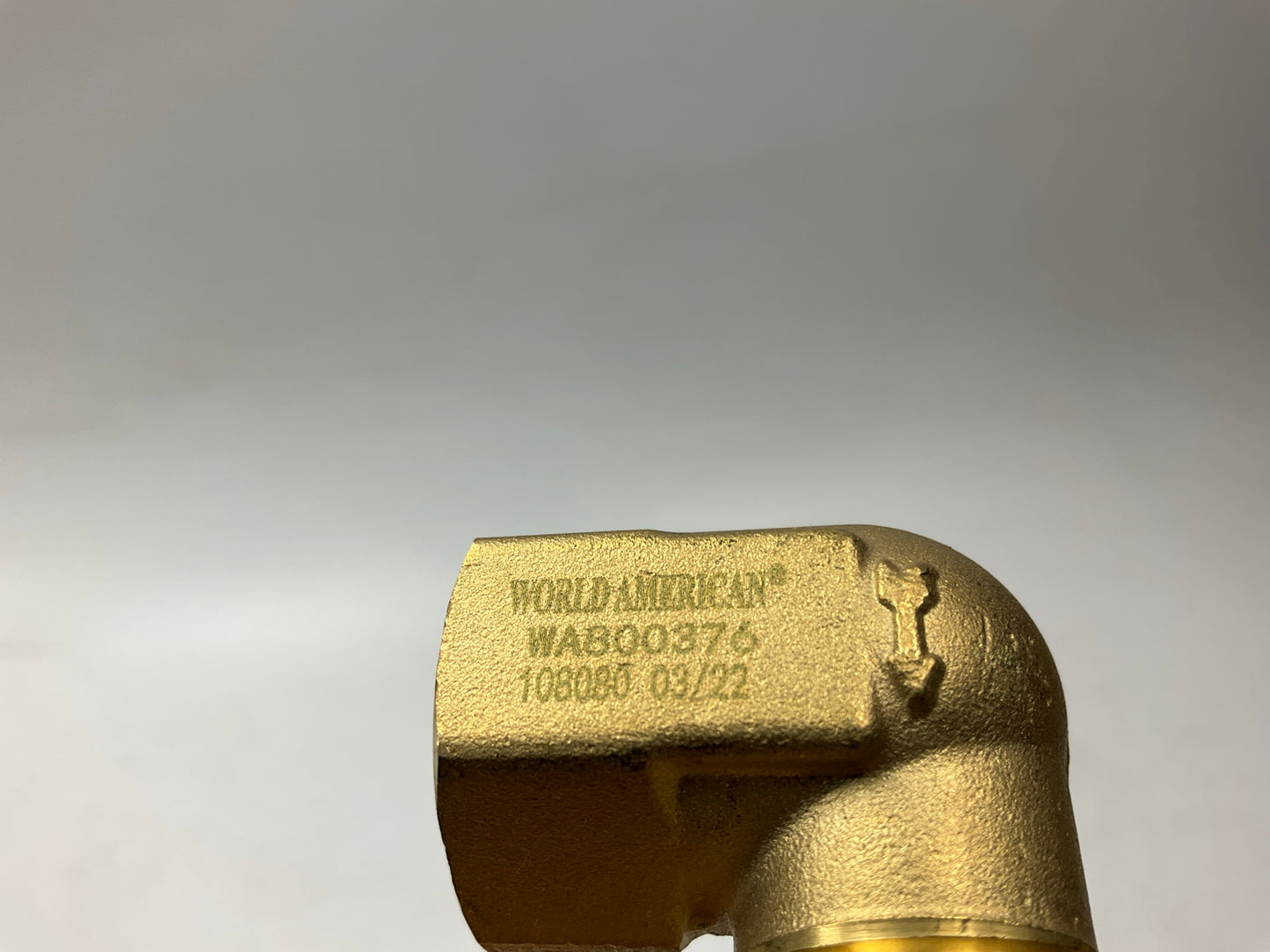 World American WA800376 90 Degree SC-3 Check Valve, 1/2'' Port