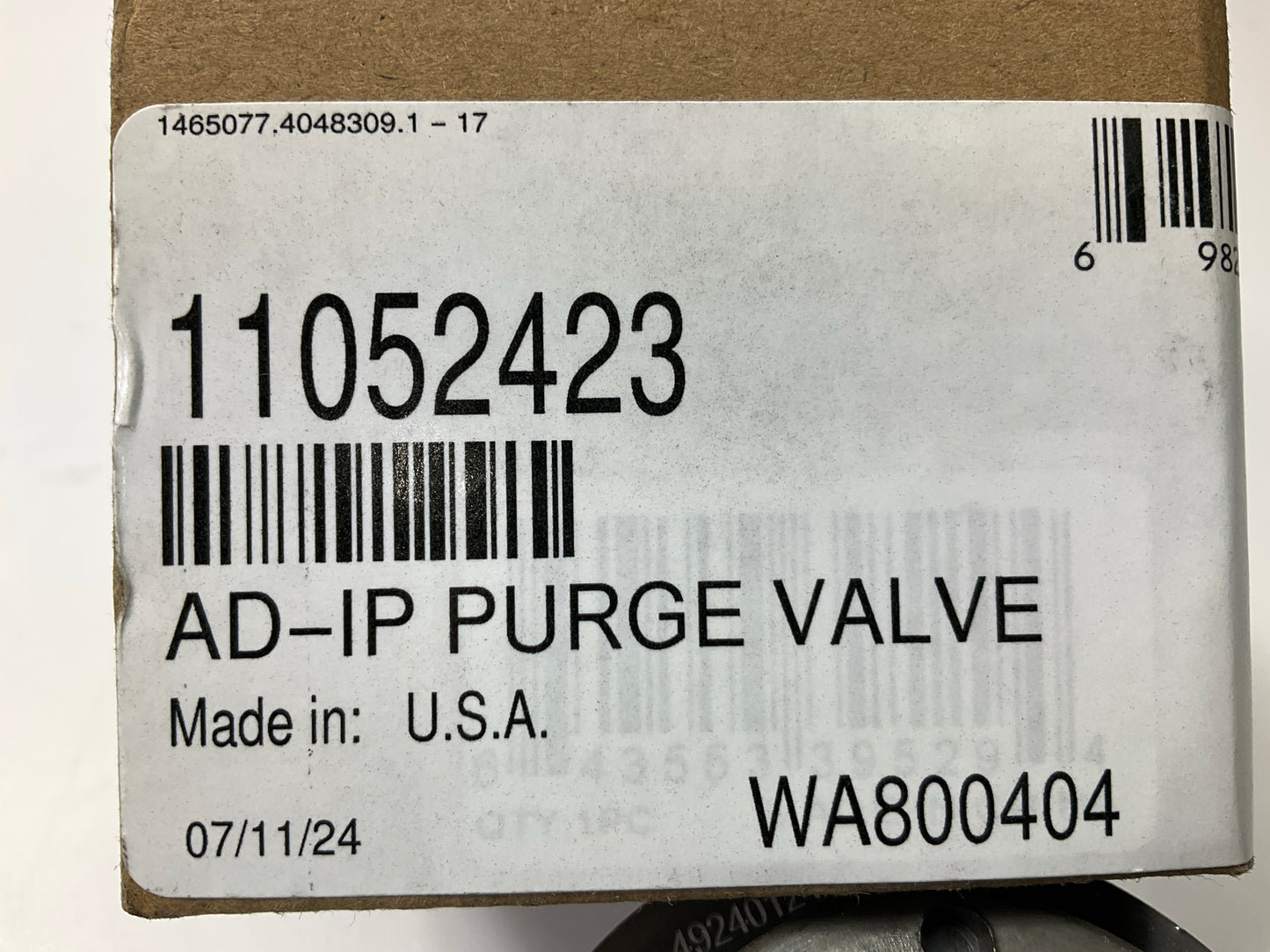 World American WA800404 Air Brake Dryer Purge Valve For Bendix AD-IP And AD-IS