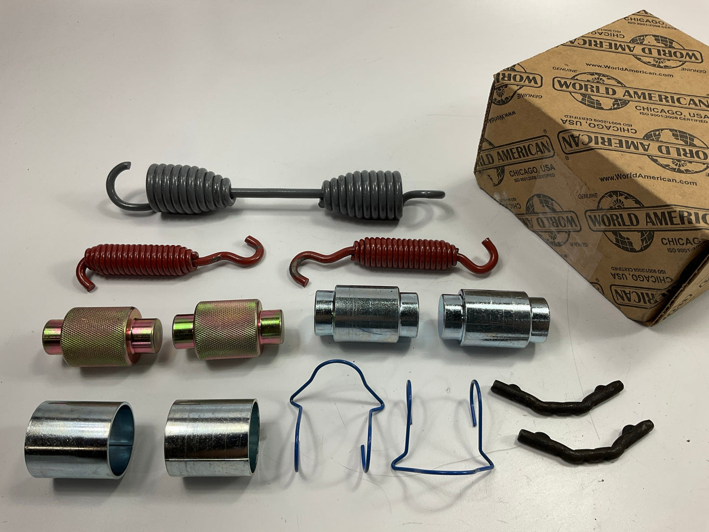 WORLD AMERICAN WAE9064 Drum Brake Shoe Kit For 15'' Diameter ''Q'' Brakes