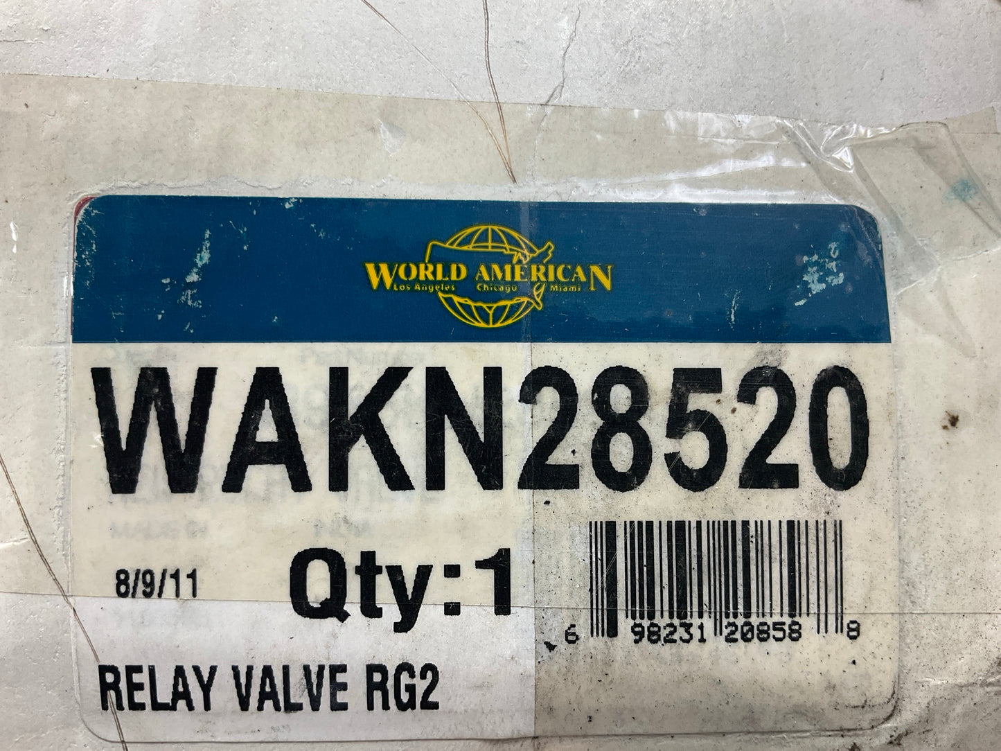 World American WAKN28520 Haldex RG2 Series 3-1/2'' Air Brake Relay Valve