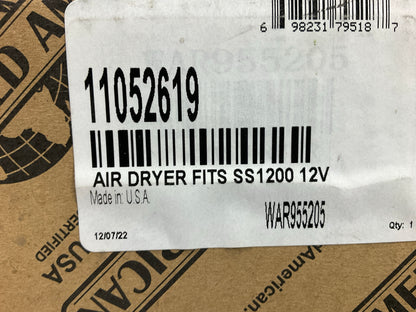 World American WAR955205 Air Brake Dryer For WABCO SYSTEM SAVER 1200