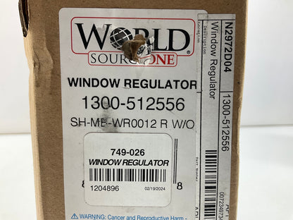 World Sourceone 1300-512556 Front Right Window Regulator For 2003-07 Lancer