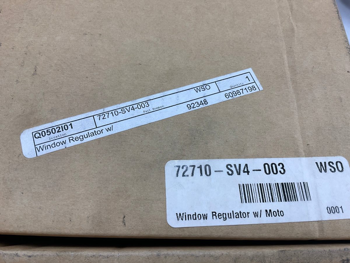 Worldpac 72710-SV4-003 Rear Right Power Window Motor For 1994-1997 Honda Accord