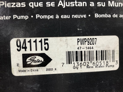 Worldparts 941115 Water Pump For 2001-2005 Honda Civic
