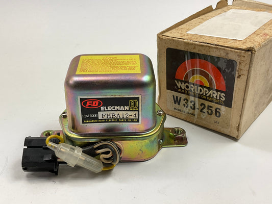 Worldparts W33-256 FD Elecman FHBA12-4 Voltage Regulator For 1974-1978 Datsun