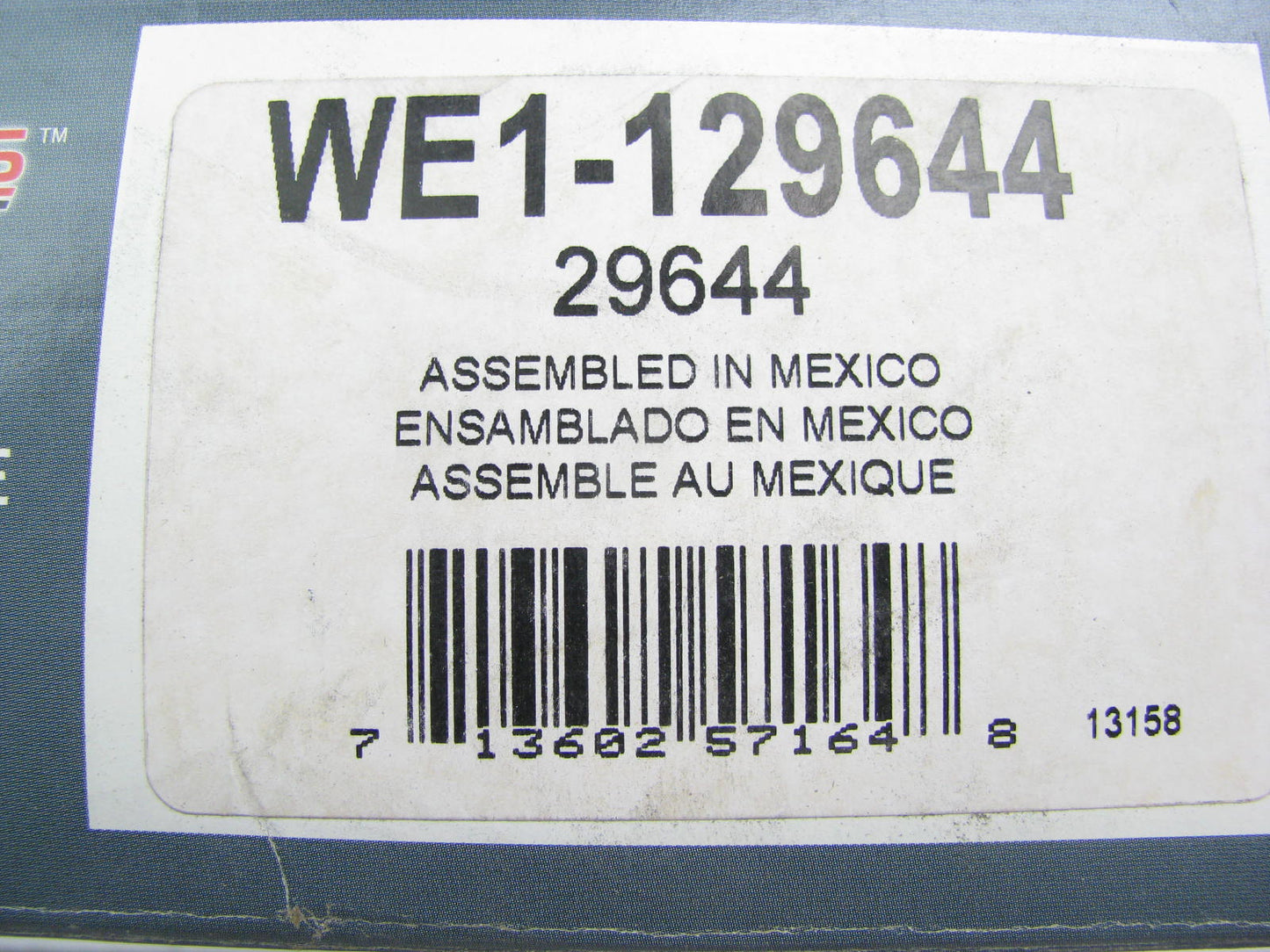 Worldparts WE1-129644 Spark Plug Wire Set For 1987-1990 Jeep 4.0L I6