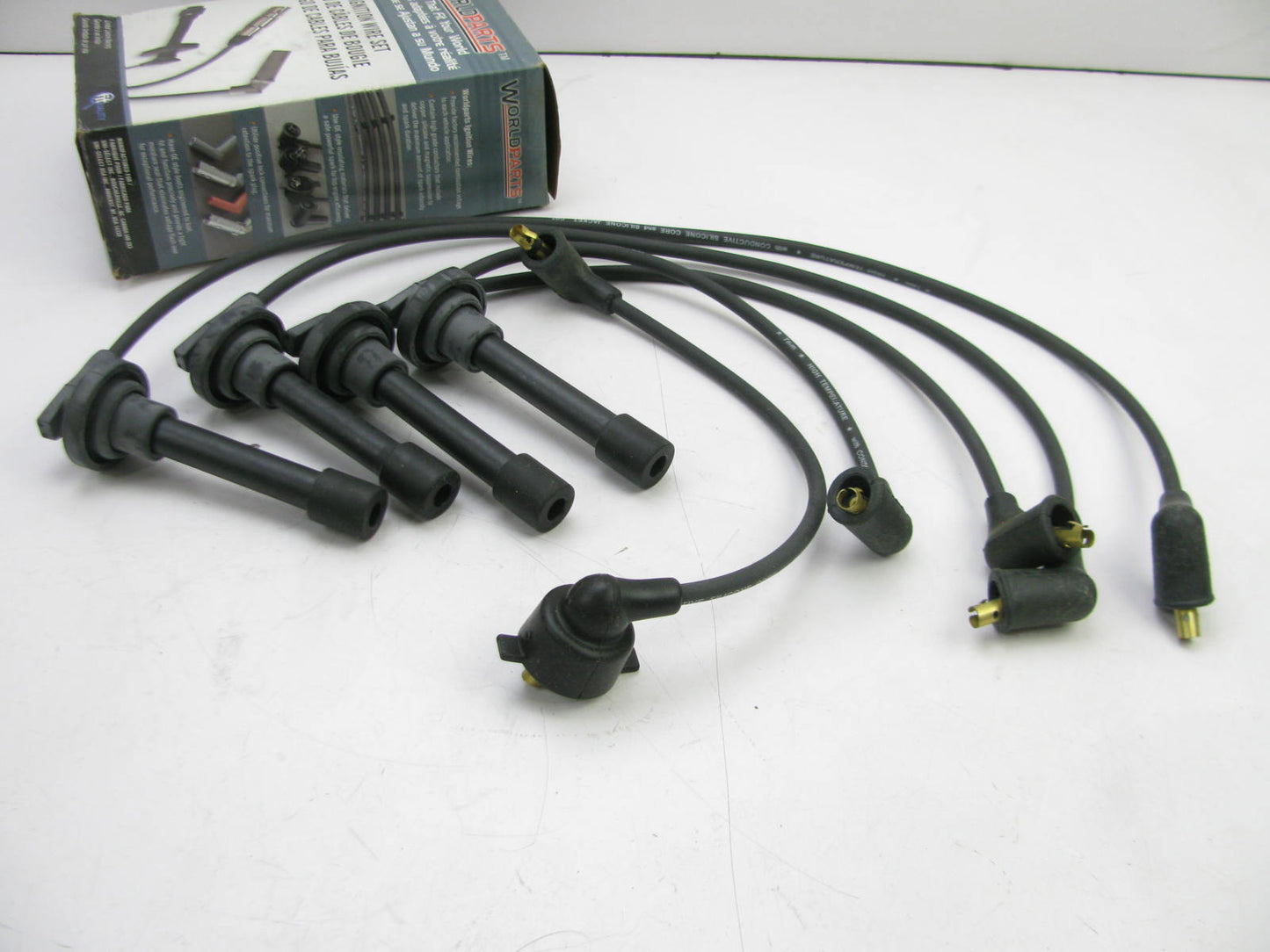 Worldparts WE1-227517 Ignition Spark Plug Wire Set 1992-96 Honda Prelude 2.3L-L4