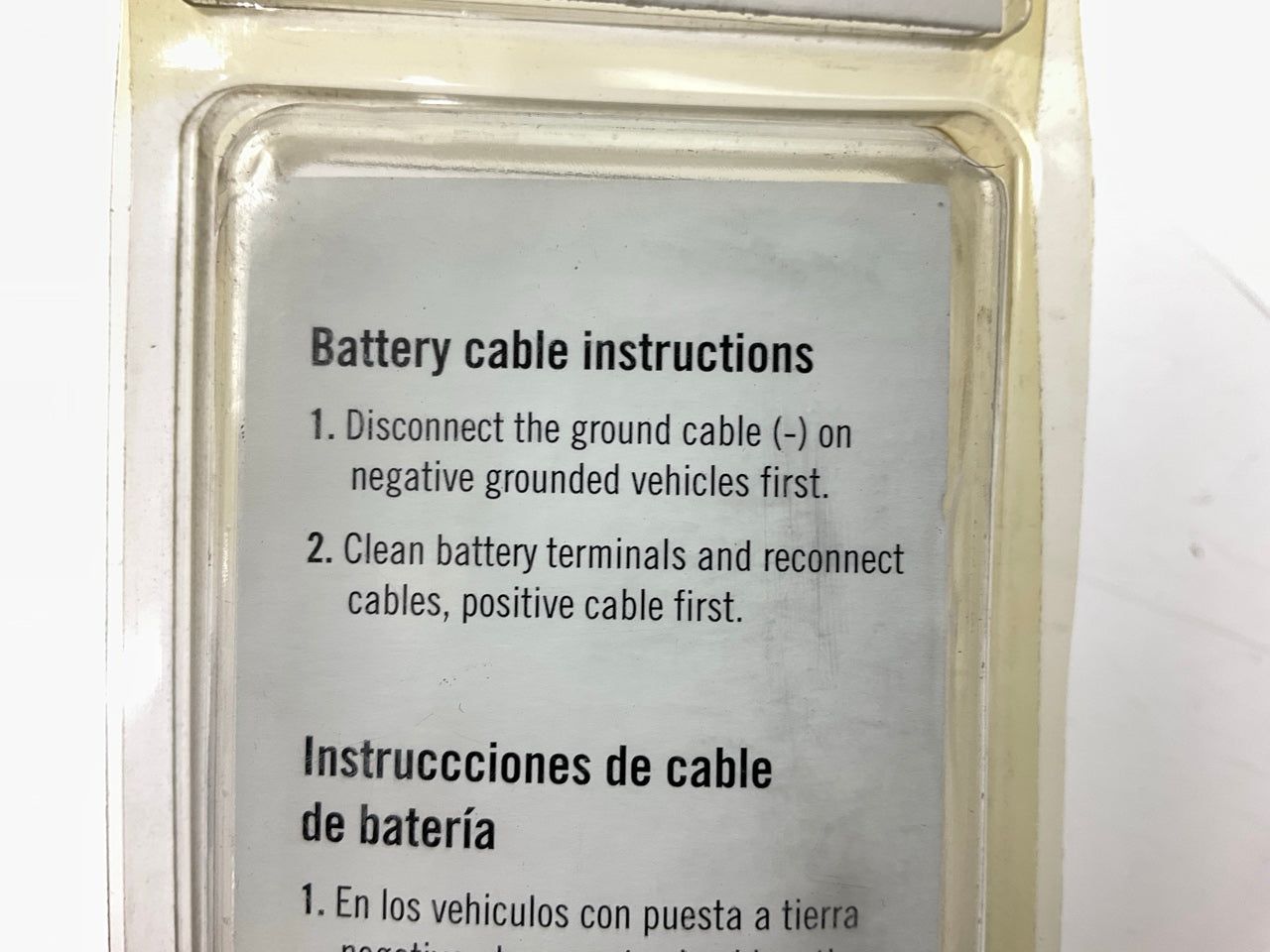 Worldparts WE2-97404STC Battery Cable - Battery To Switch, Positive