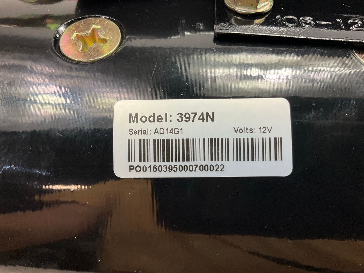NEW WPS 72-3974N Starter 12 Volt, CW, 11-Tooth