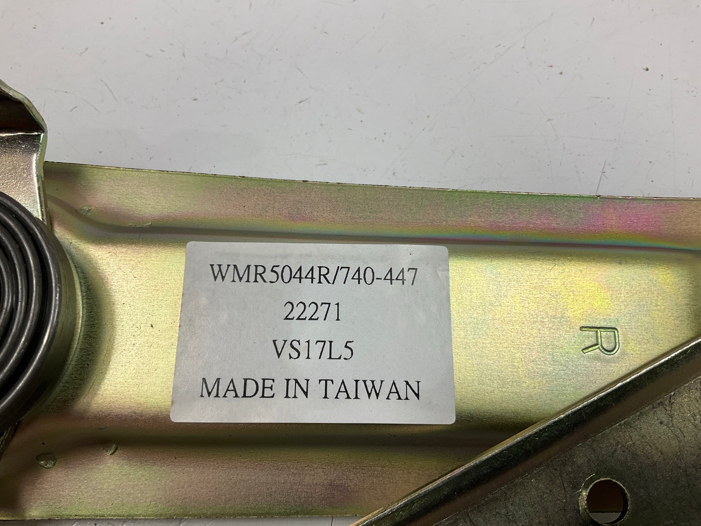 WPS WMR5044R Front Right MANUAL Window Regulator - 1988-1991 Honda Civic SEDAN