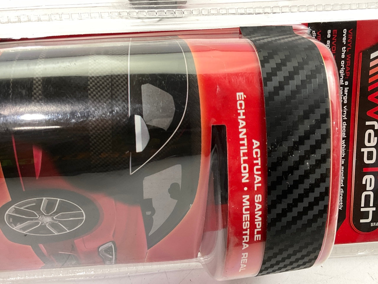 Alpena WrapTech 29211 Vinyl Wrap - Black Carbon Fiber, 6 X 84-Inches