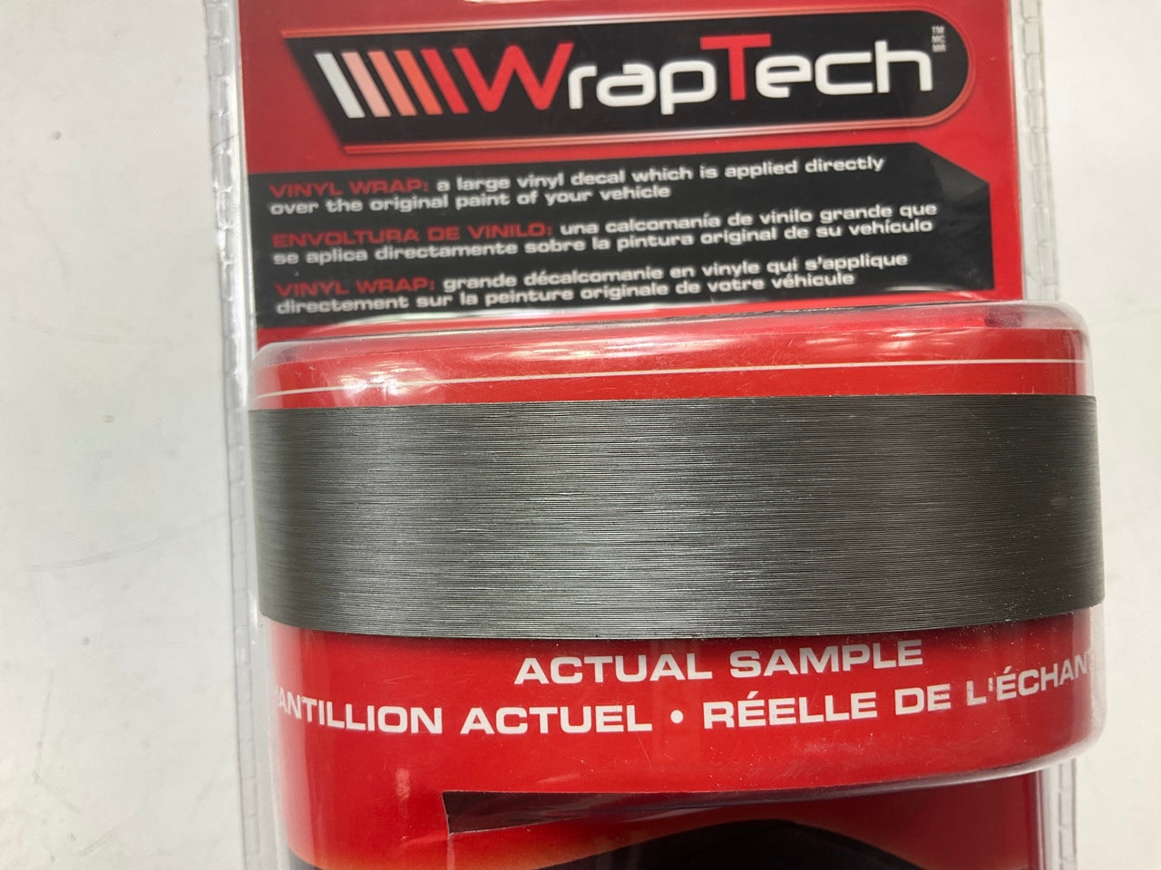 Wraptech 29225 Gun Metal Vinyl Wrap 6'' X 84''