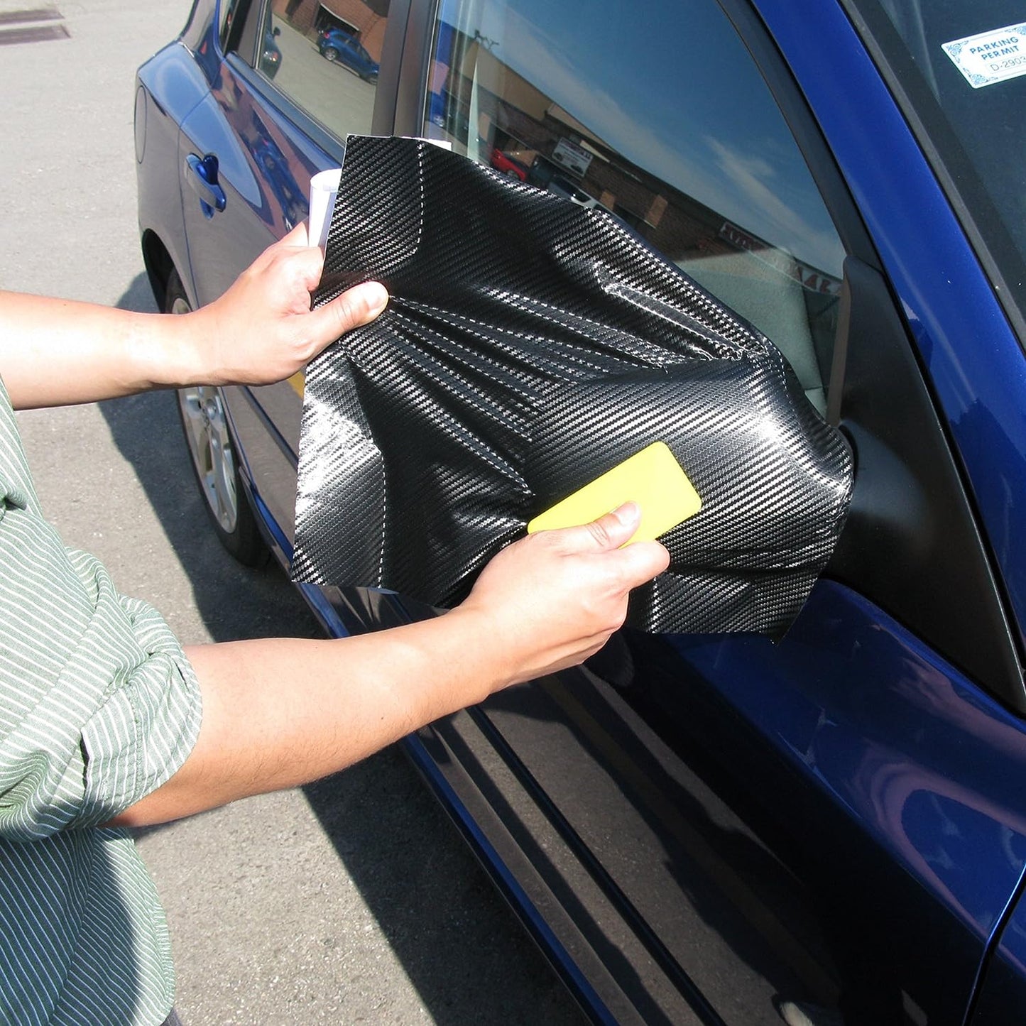 Alpena WrapTech 41511 Vinyl Wrap - Black Carbon Fiber - 20 X 48-Inches