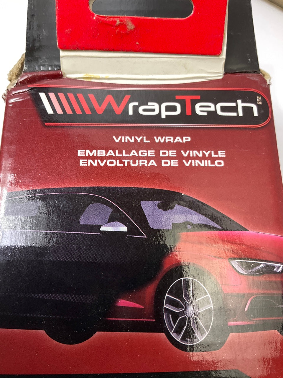 Wraptech 41665 Vinyl Wrap - Black Carbon Fiber - 60 X 60-Inches