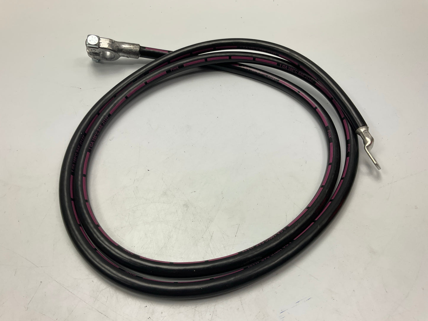 WVE BC249BK Black Top Post Battery Cable, 1 Gauge, 78'' Long