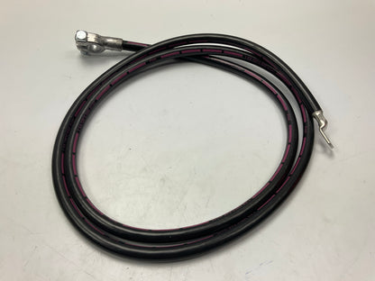 WVE BC249BK Black Top Post Battery Cable, 1 Gauge, 78'' Long