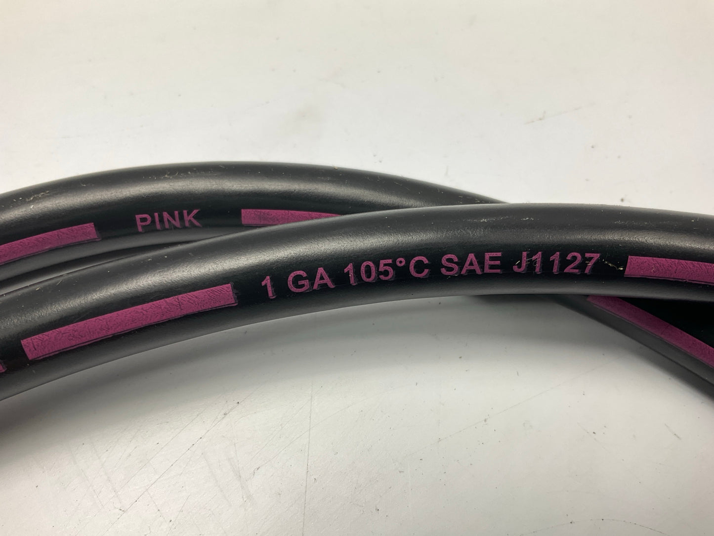 WVE BC249BK Black Top Post Battery Cable, 1 Gauge, 78'' Long
