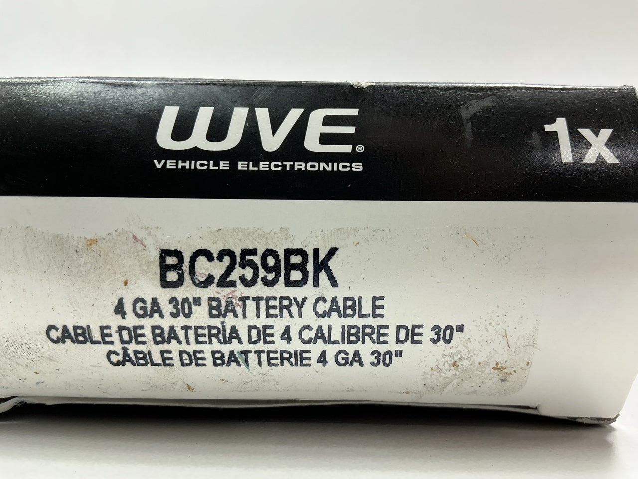 WVE BC259BK Negative 4 Gauge 30'' Battery Cable - 2000-2005 Toyota Tundra
