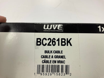 WVE BC261BK Side Post Black Battery Cable, 40'' Long, 4 Gauge With 12 Gauge Lead