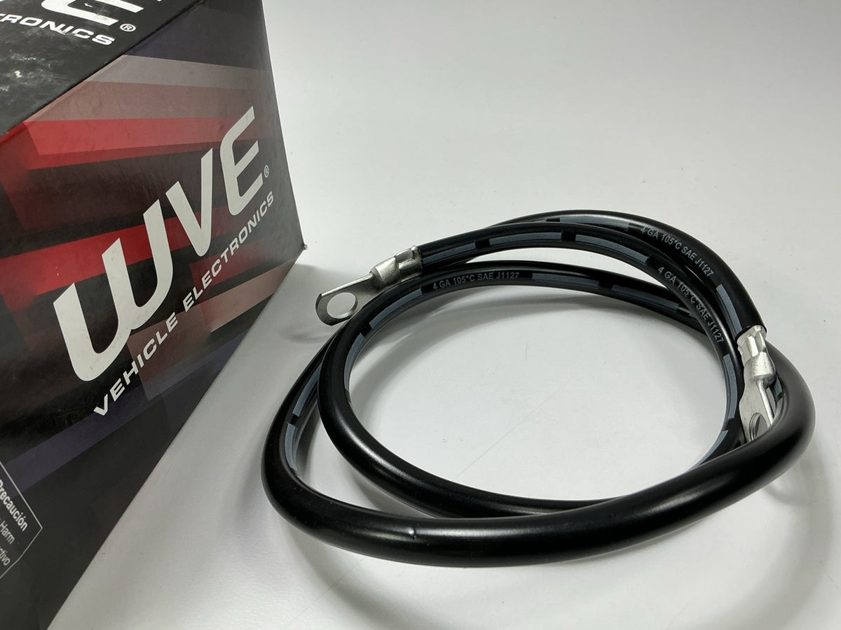WVE BC273BK Black Battery Cable - 4 Gauge - 40'' Starter Cable