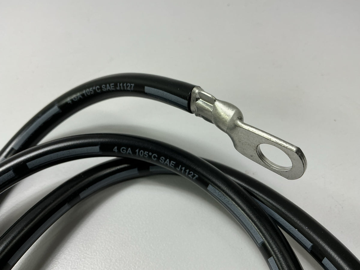 WVE BC273BK Black Battery Cable - 4 Gauge - 40'' Starter Cable