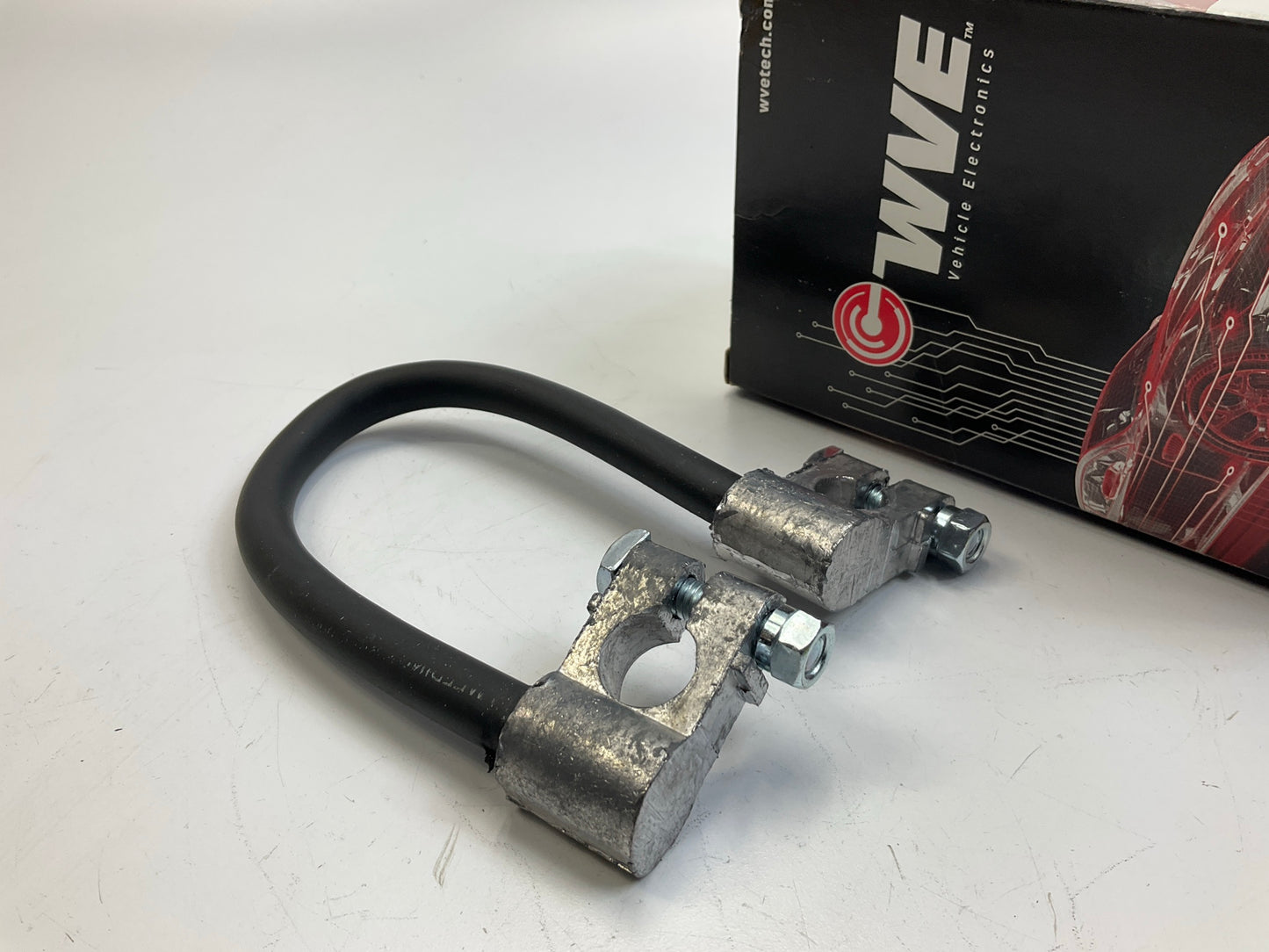 WVE BC292BK 12'' Top Post Battery Jumper Cable