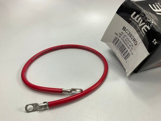 WVE BC392RD Battery Cable, Red, 4 Gauge, 25'' Long