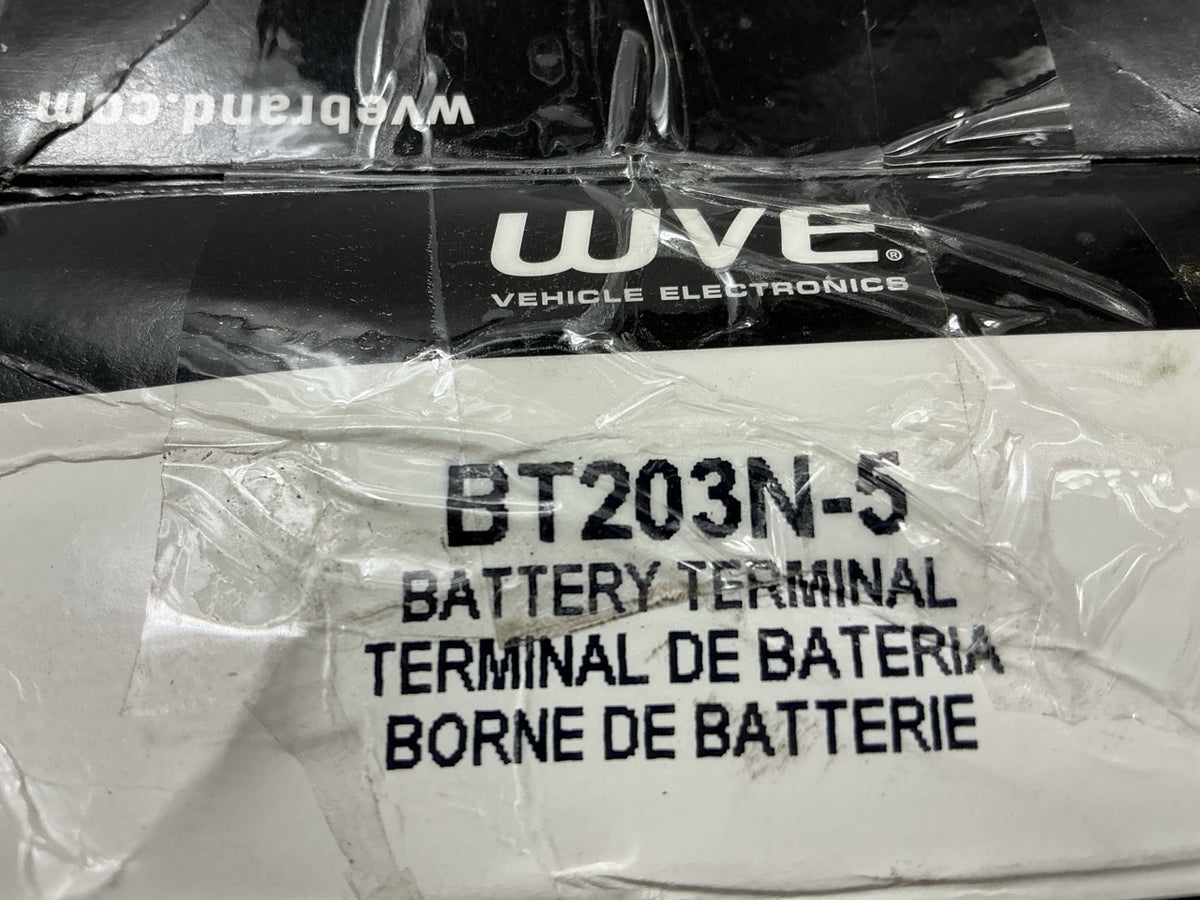 (5) 2/0 Gauge Positive Left Elbow Top Post Battery Terminal