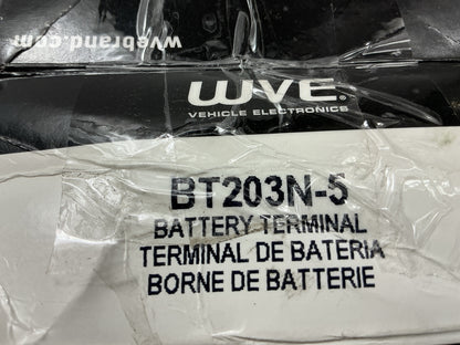 (5) 2/0 Gauge Positive Left Elbow Top Post Battery Terminal