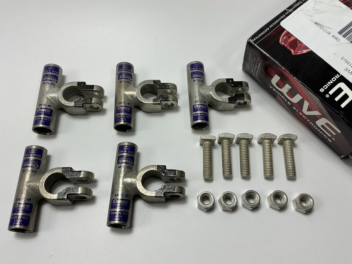 (5) WVE BT215N - 3/0 Negative Flag Battery Terminal