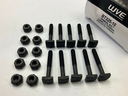 (10) WVE BT325 Battery Terminal Bolts, 1.8'' Long