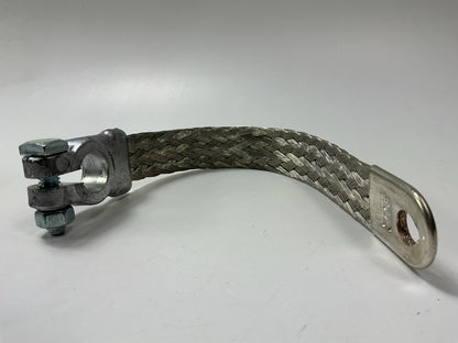 WVE GS14 - 9'' Braided Top Post Ground Terminal Battery Cable  - 2 Gauge