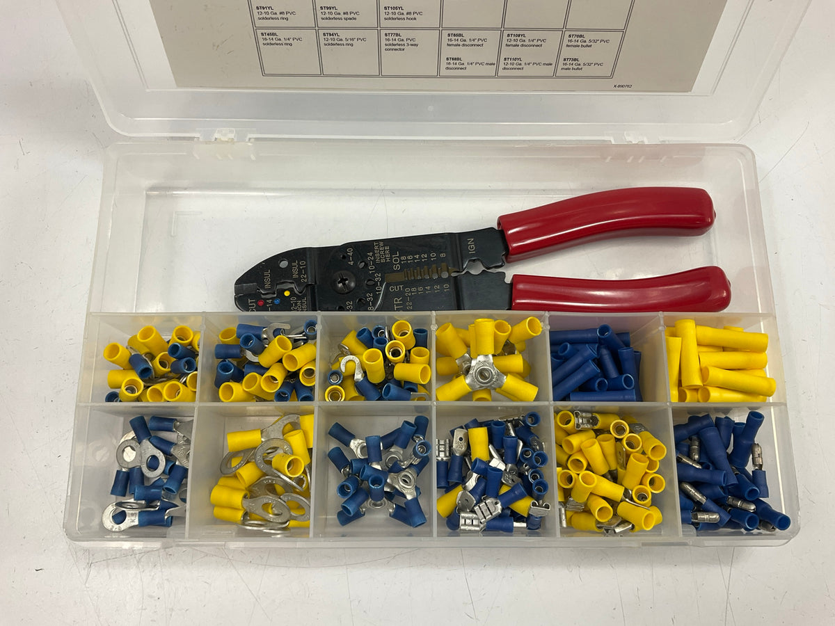 WVE ST136K PVC Solderless Terminal Kit With Tool