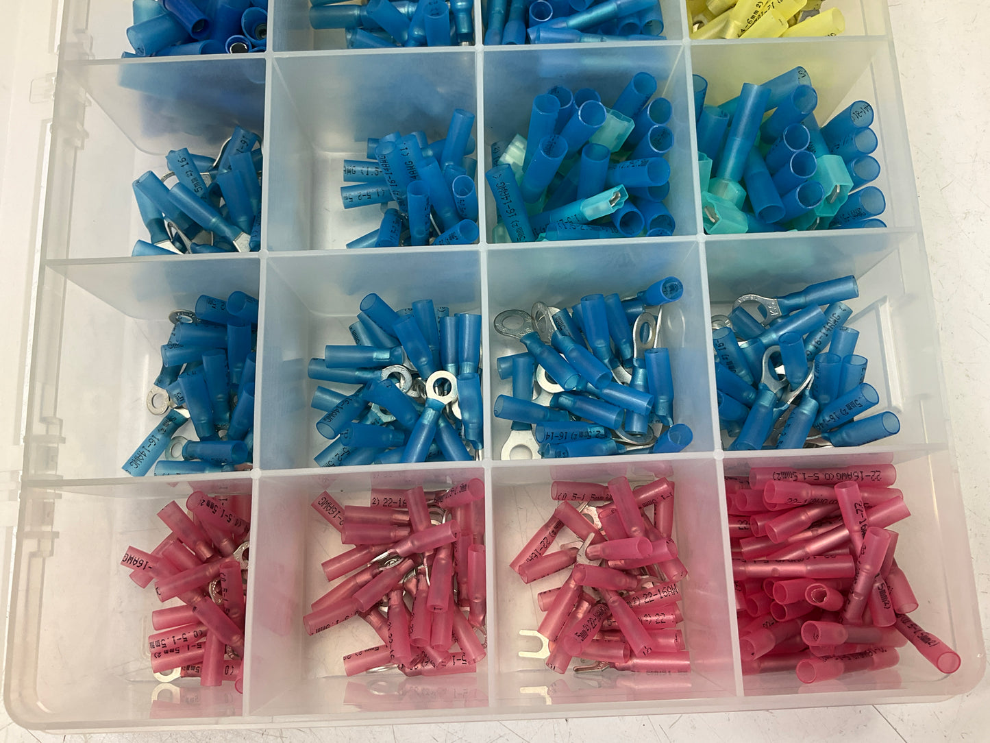 WVE ST248K 650 Pieces Heat Shrink Terminal Assortment Kit