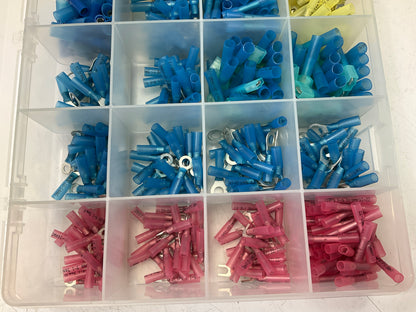 WVE ST248K 650 Pieces Heat Shrink Terminal Assortment Kit