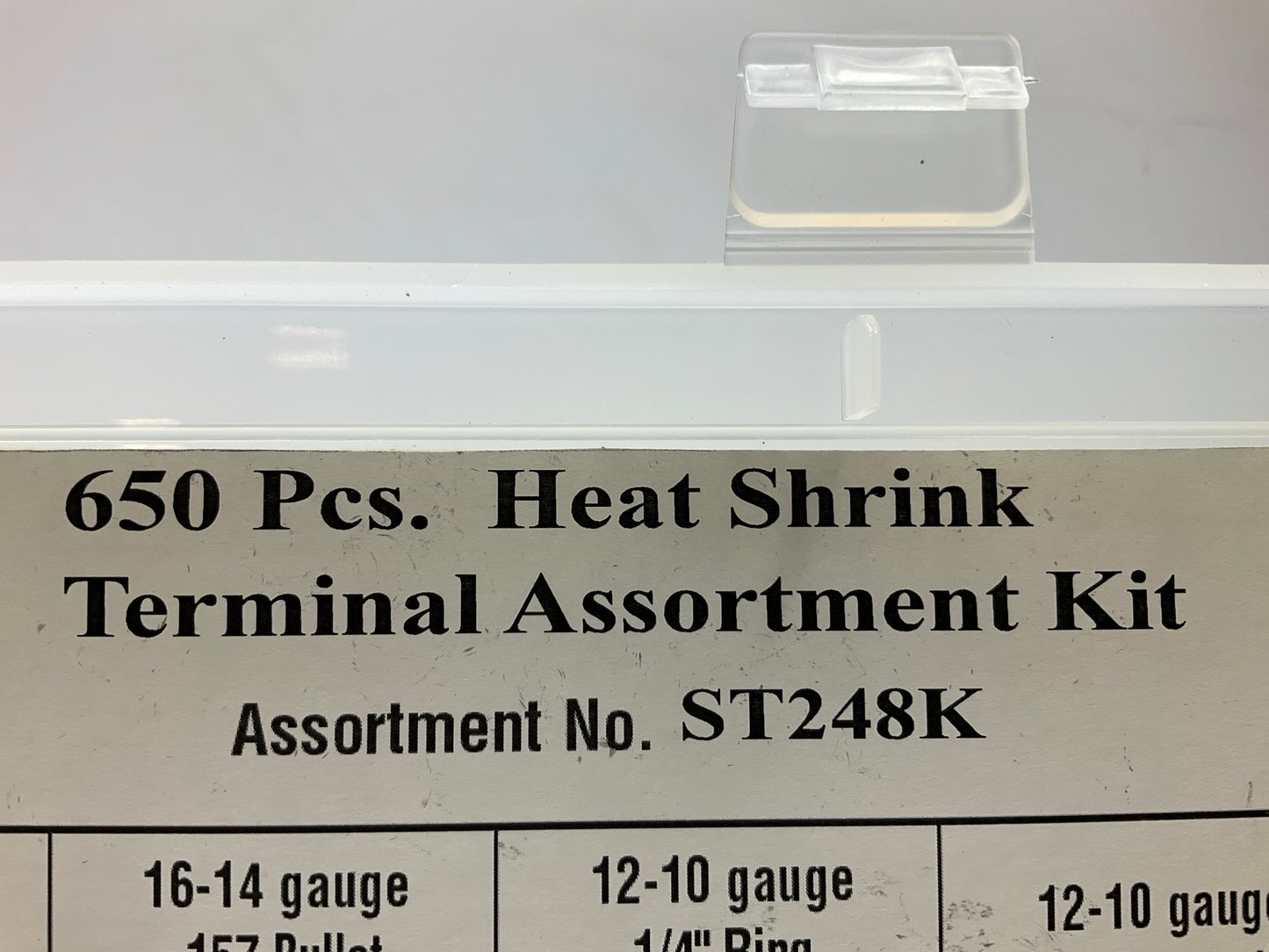 WVE ST248K 650 Pieces Heat Shrink Terminal Assortment Kit