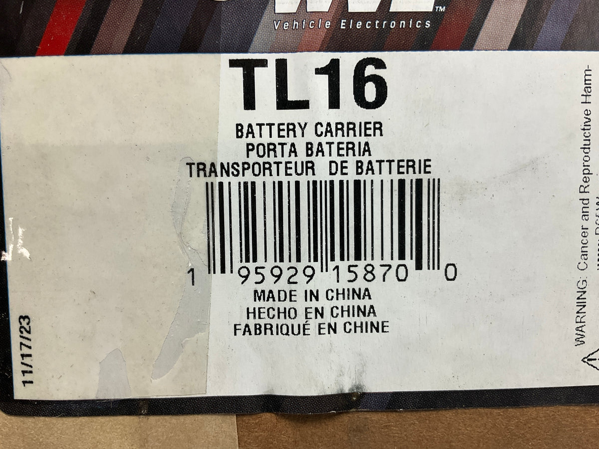 WVE TL16 Battery Carrier Strap 9'' LONG
