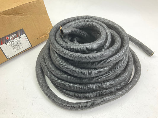 50 Feet - WVE WA205 5/8'' Asphalt Coated Wire Loom, Made In USA